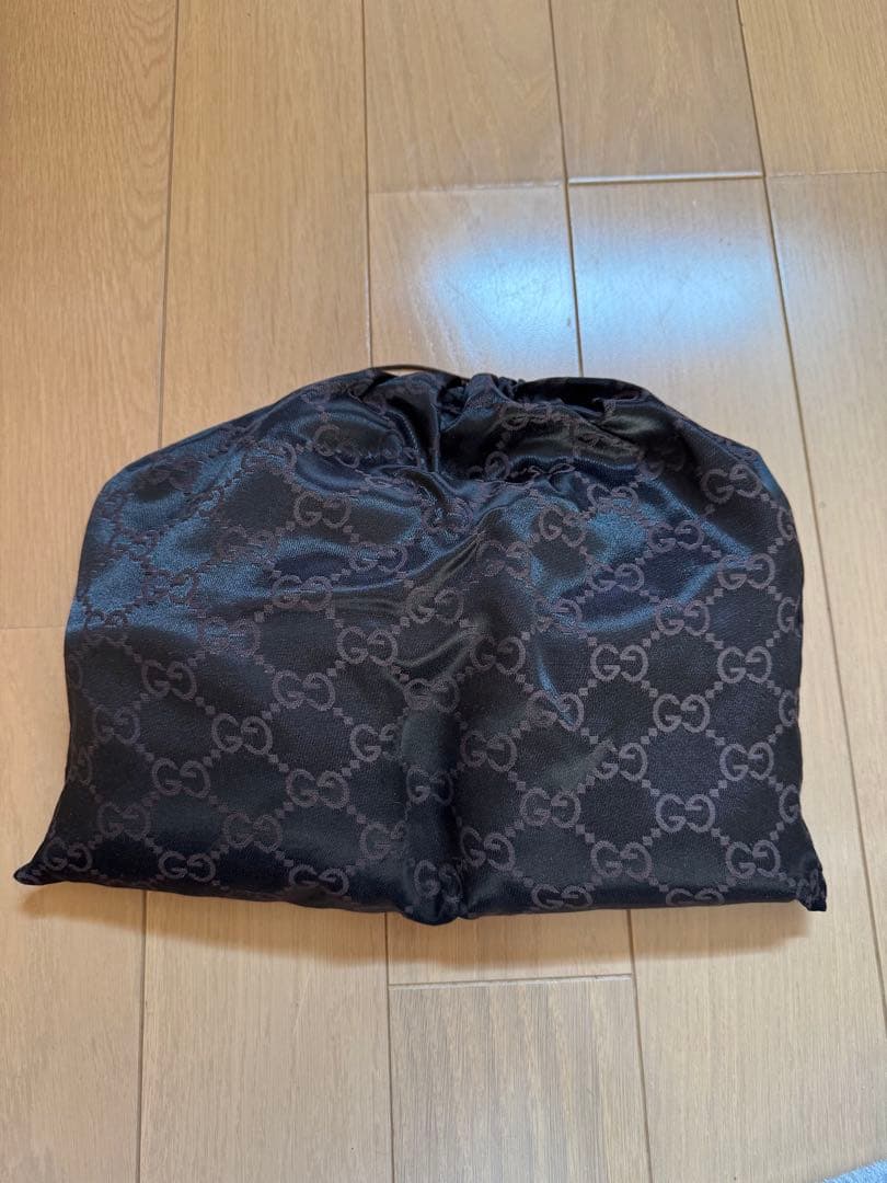 Gucci（グッチ）GGキャンバス × レザー ダブルポケット ベルトバッグ