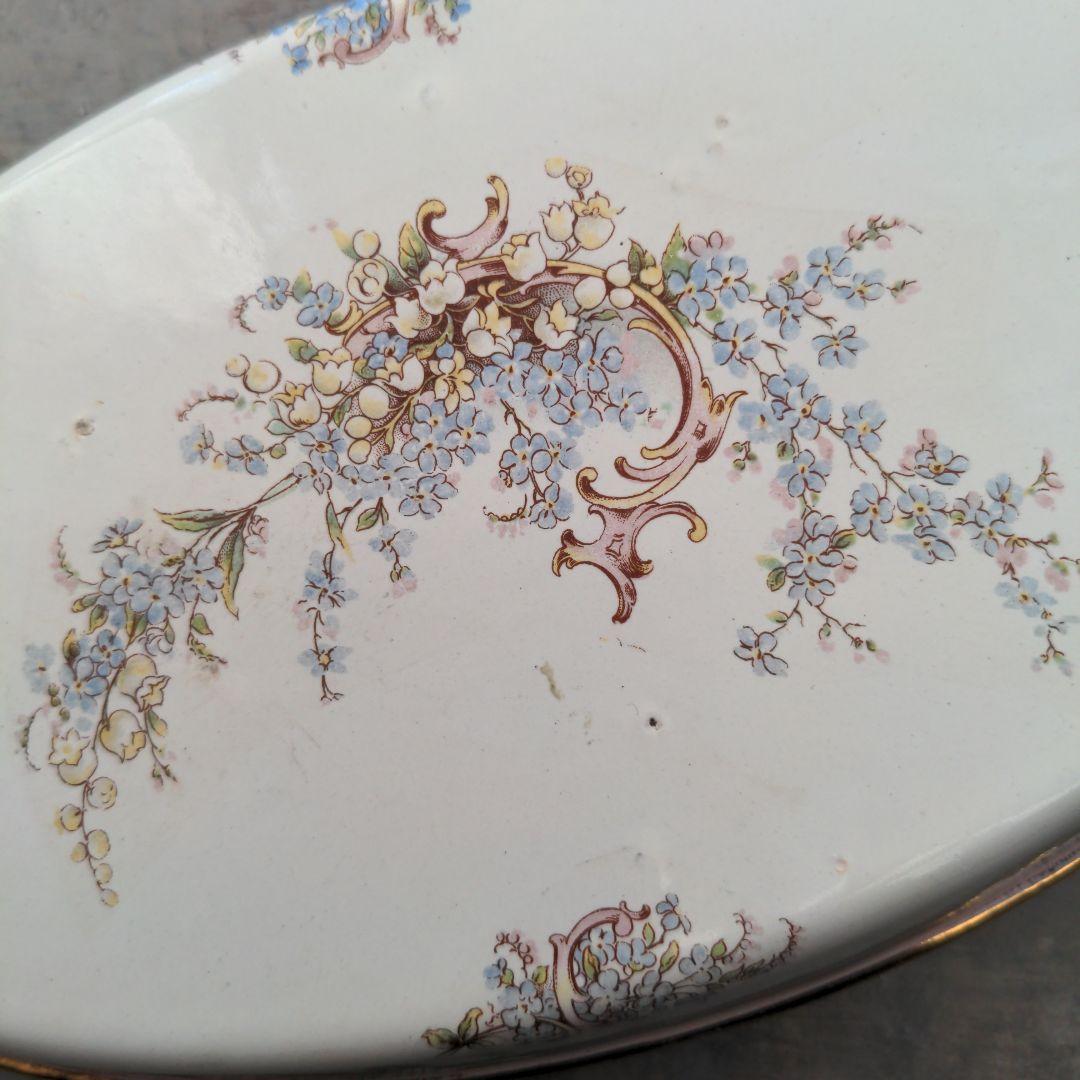 希小 JAPYフランスアンテーク　 ホーローパエリアパン　オーバル