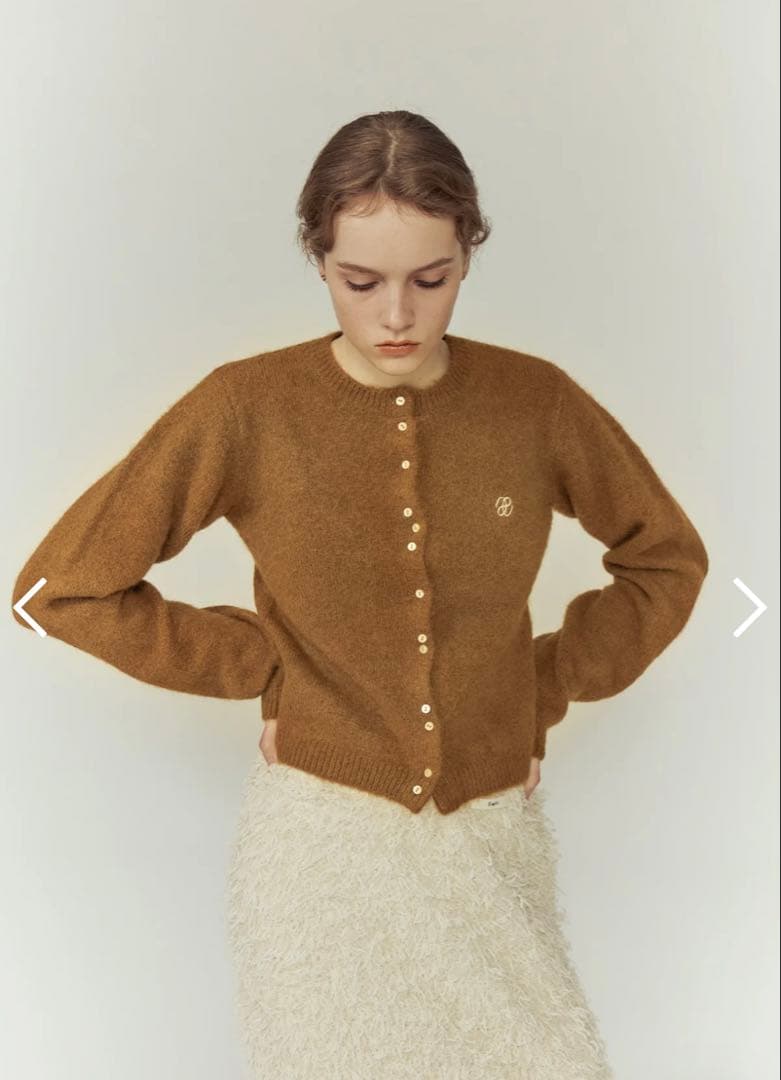 トップス eaphi ALPACA MOHAIR CARDIGAN