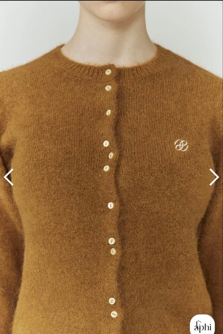 トップス eaphi ALPACA MOHAIR CARDIGAN