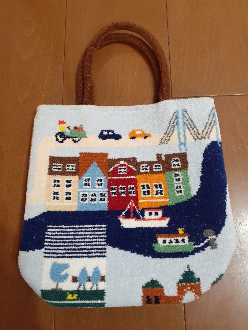 familiar　シェニール織　デンマーク柄