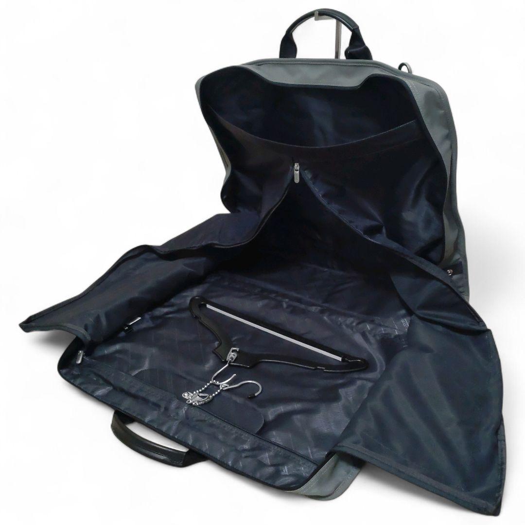 美品　ゼロハリバートン　ガーメントバッグ　フルセット　スーツケース　グレー