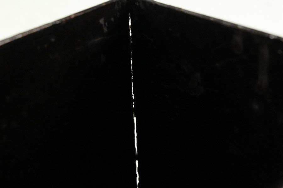 茶道具 堆朱 楼閣人物紋 茶通箱 時代物(K-XA948)