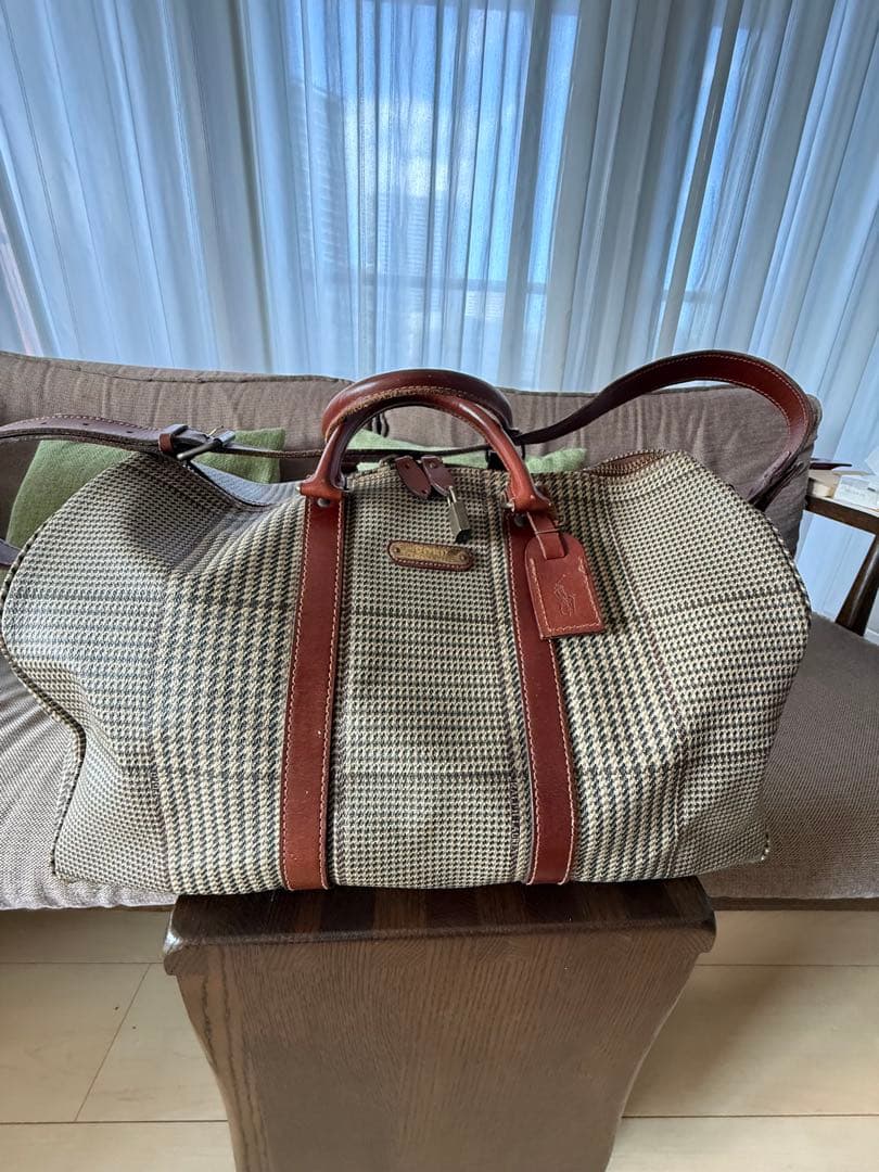 【美品／レトロ】ポロラルフローレン2way ショルダーボストンバッグ