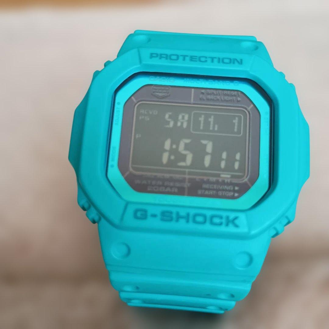 カシオ G-SHOCK 　GW-M5610MD　ソーラー　電波　ブルー　青