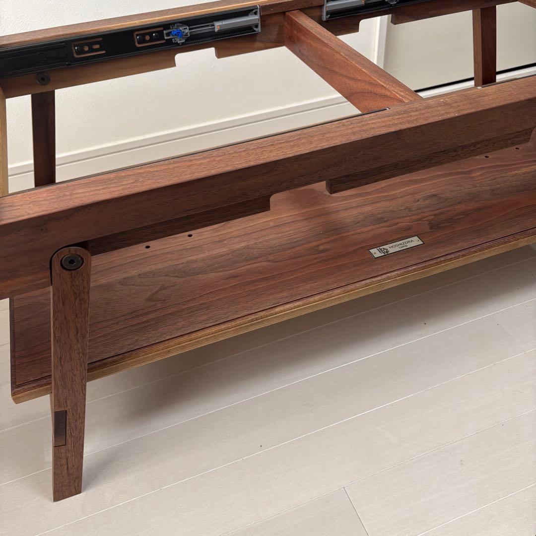 ひーろWHAT WE WANT エクステンションテーブル6点ウォールナット