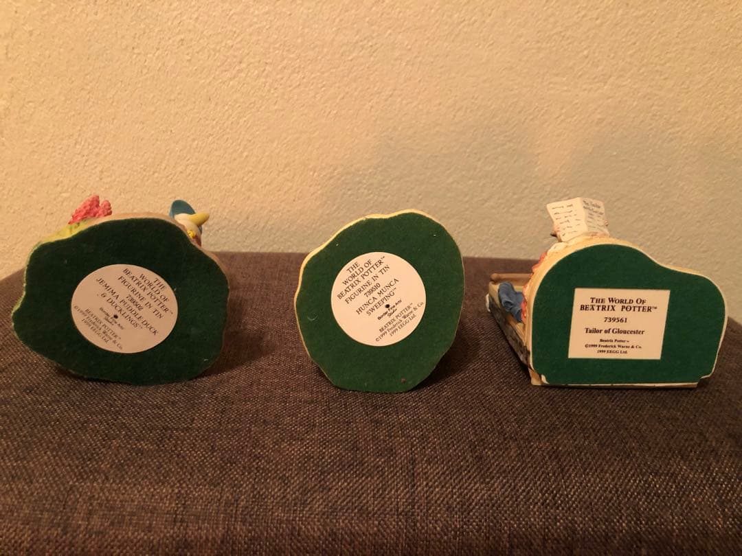 ピーターラビットとその仲間たち　フィギュア8点