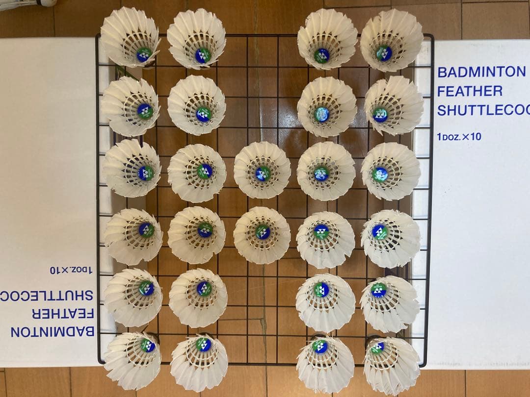 【美品】エアロセンサ500 基礎打ち・ノック用シャトル130個（リペア済み）