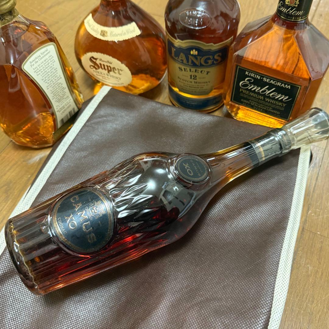 古酒 未開栓 ウイスキー ブランデー 5本 まとめ売り ニッカ カミュ