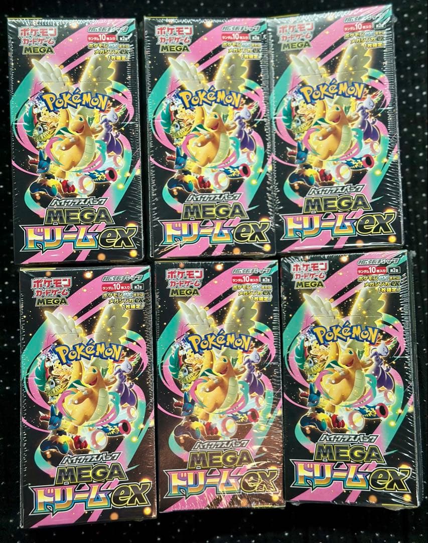 ポケモンカードゲーム メガドリームex 6box