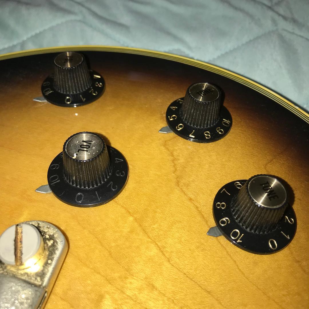 Aria Pro II レスポール カスタム エボニー指版 ダイヤモンドインレイ