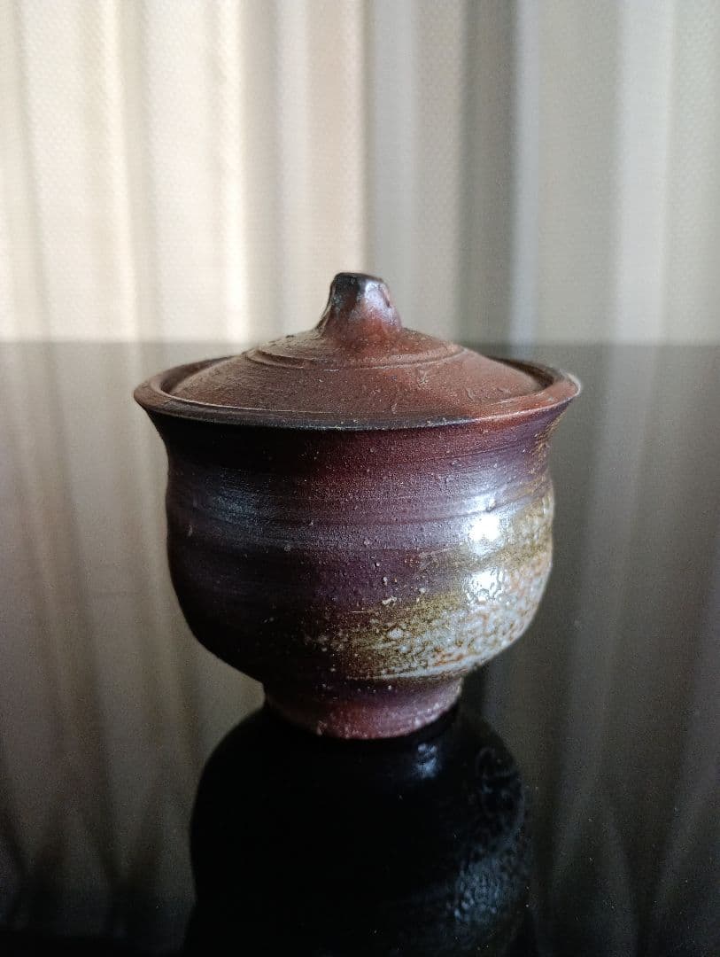 【備前焼 人間国宝 藤原 啓】藤原 啓／宝瓶