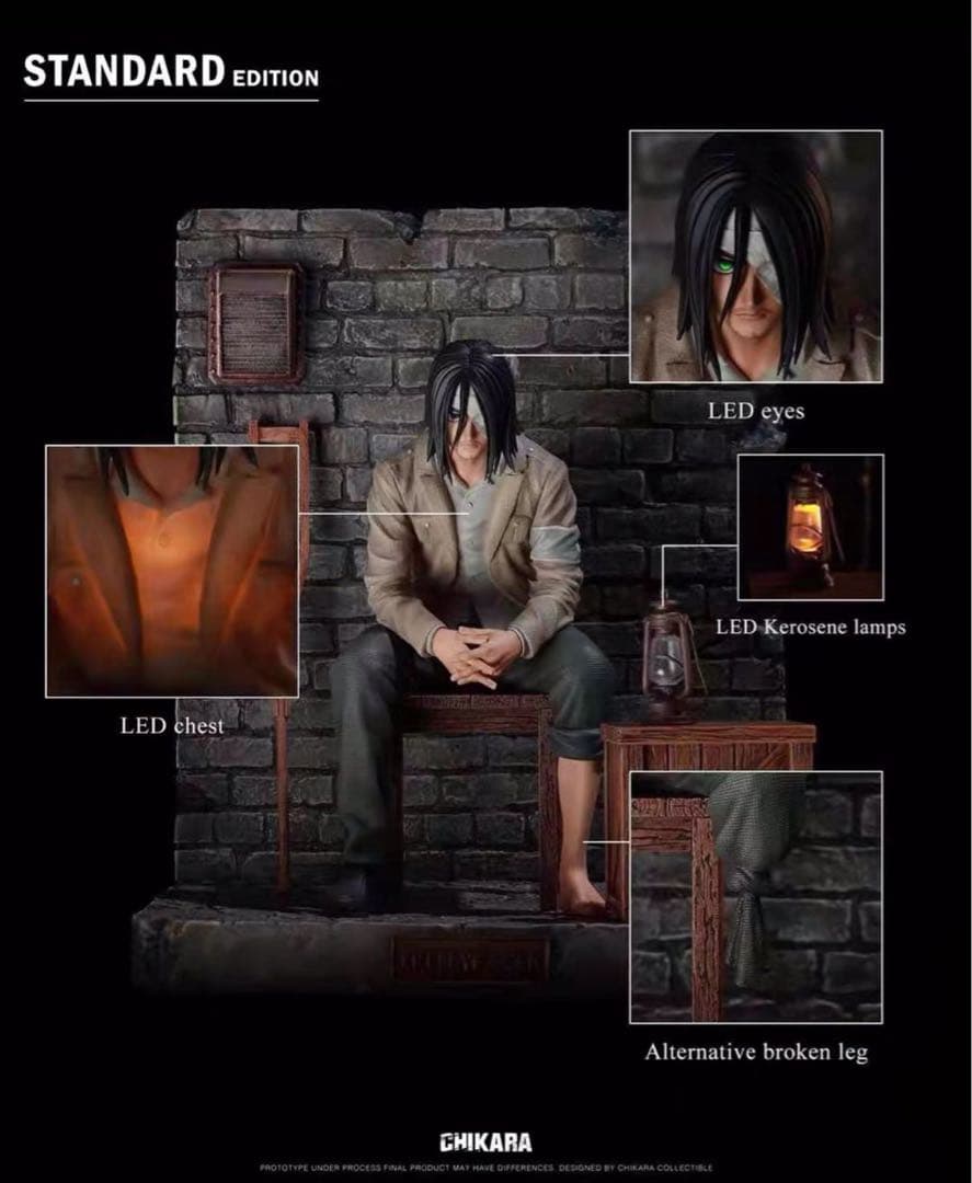 進撃の巨人 エレン・イェーガー 1/6ガレージキット ガレキ スタチュー XG⑥