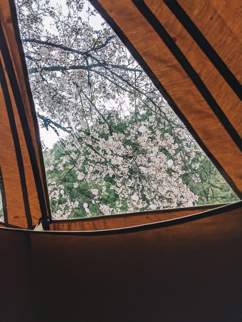 透明窓付き nature hike ネイチャーハイク　ファイヤーテント