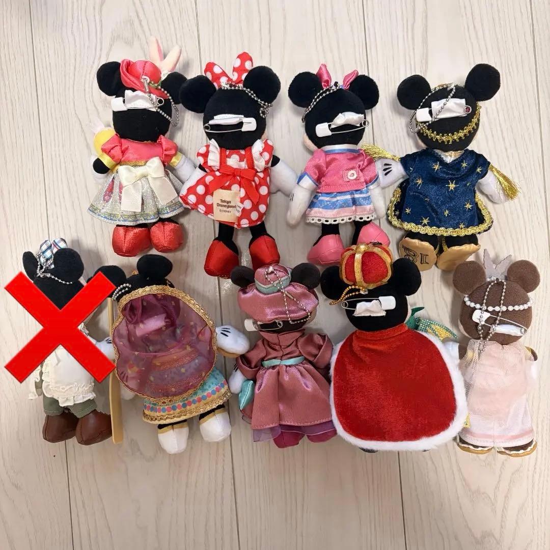 ミニー ぬいぐるみバッジ 9点セット