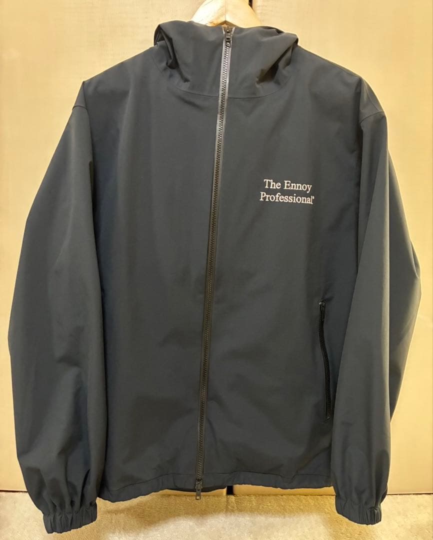 ENNOY エンノイ 3LAYER SHELL HOODIE 黒 Sサイズ