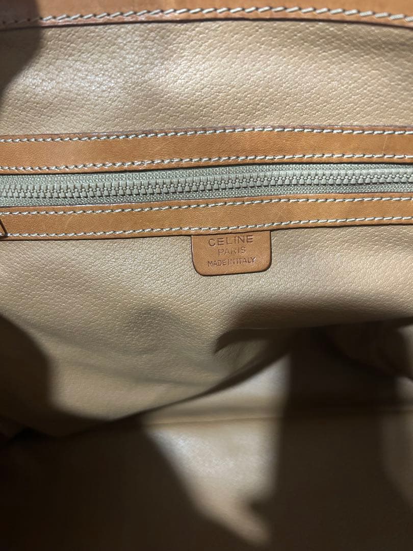 【極希少】セリーヌ マカダム柄 ボストンバッグ ヴィンテージ 大容量