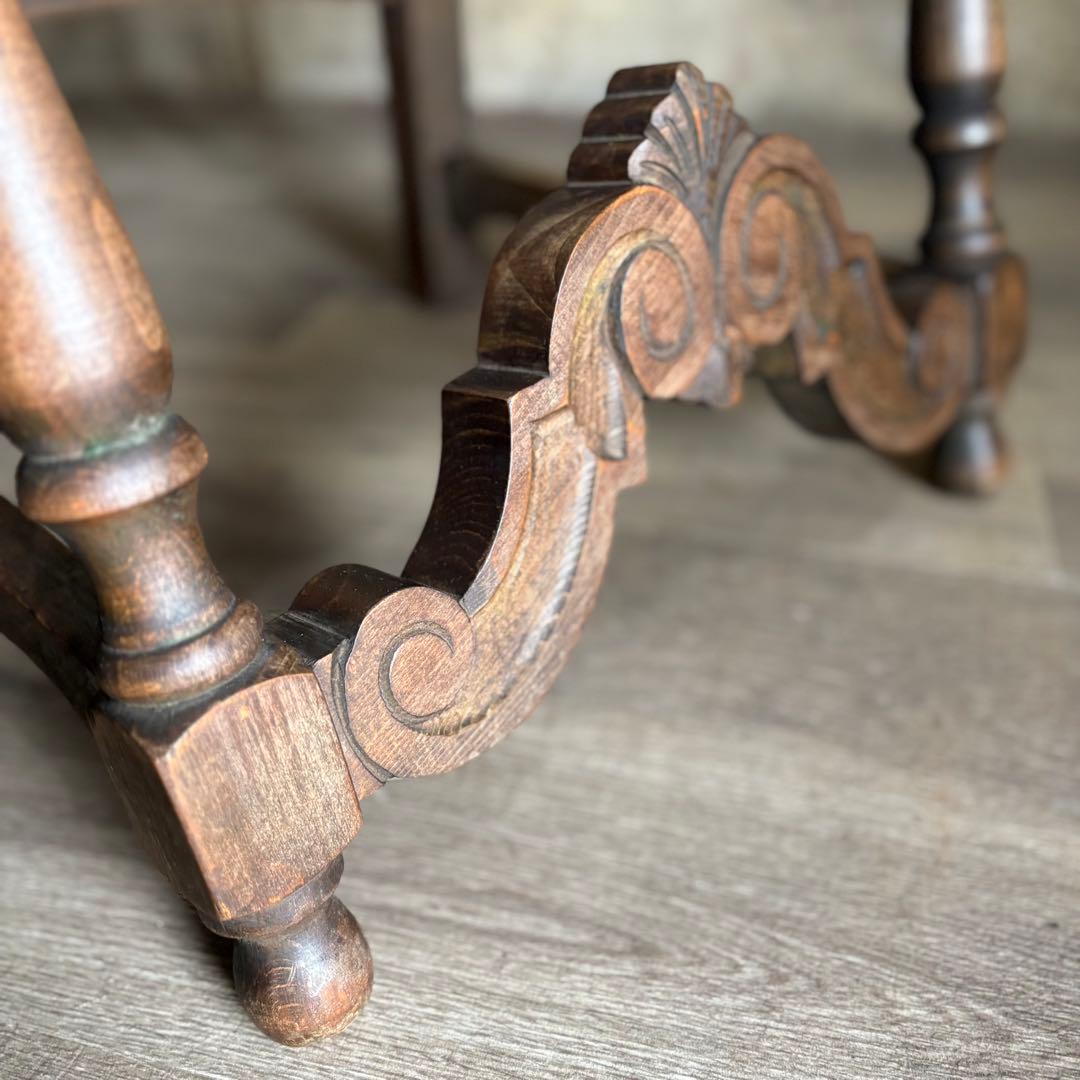 NAVARRO ARGUDO スペイン　ヴィンテージ　レザーシートチェア　①