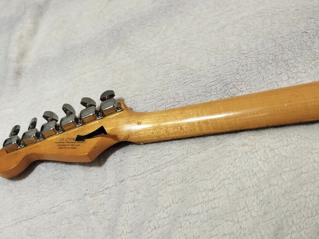 Squier スクワイヤー ストラトキャスター 黒 スクワイア べっ甲柄PG