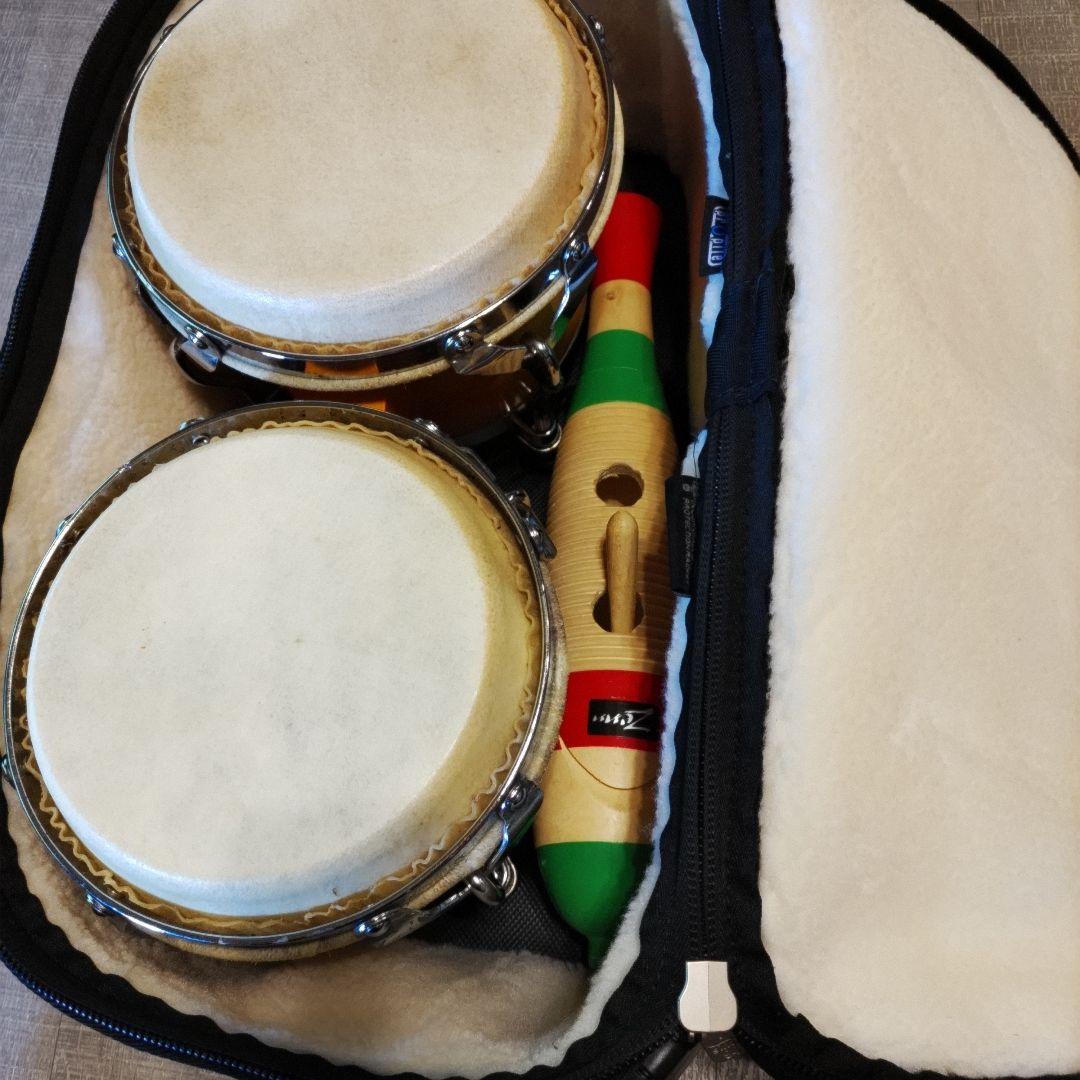 ボンゴセット ケース付き おまけギロ