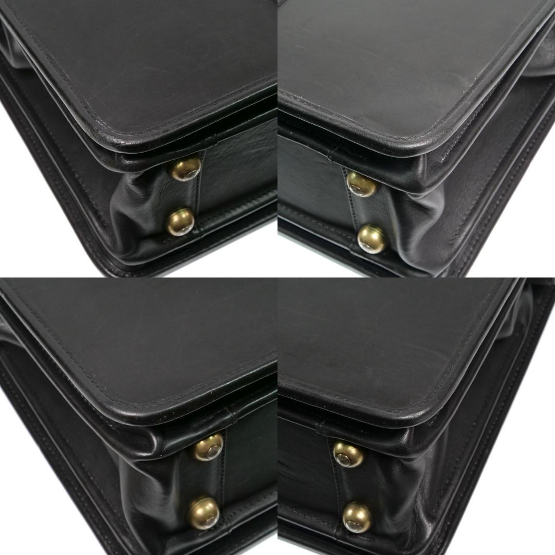 希少美品✨オールドコーチ ダレスバッグ 5420 USA製 自立 ブラック