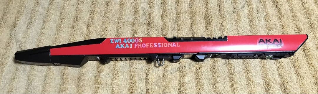★値下げしました★AKAI EWI4000s　宮崎さん音源内蔵　自作カラーレッド