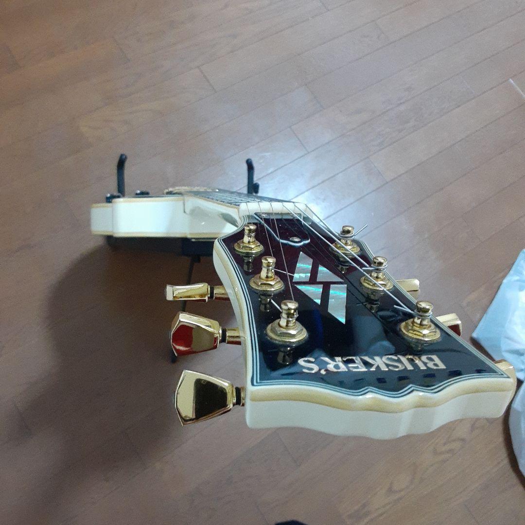 BUSKER'S BLC300ホワイトレスポールタイプエレキギター
