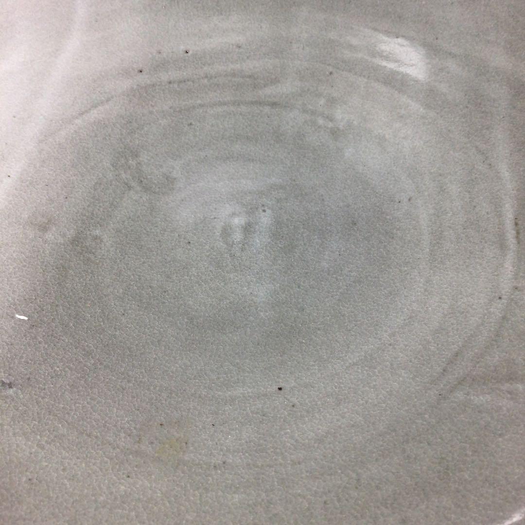 Ｒ２３３　水指　『春永造』『大徳寺　松長剛山　箱書』『彫三島』『平水指』　共箱