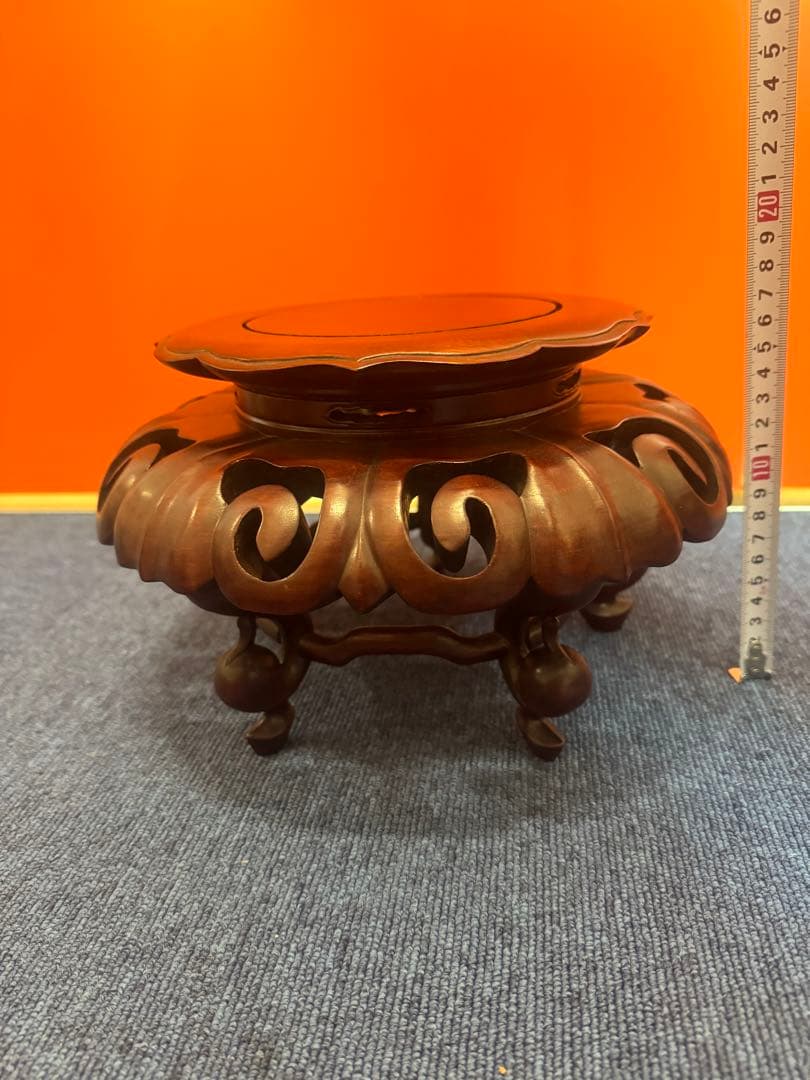 1610  唐木　花台　美品
