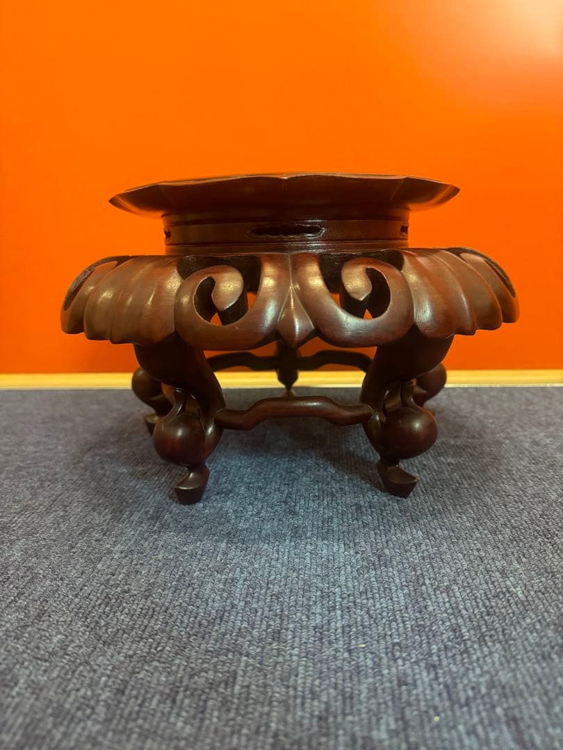 1610  唐木　花台　美品