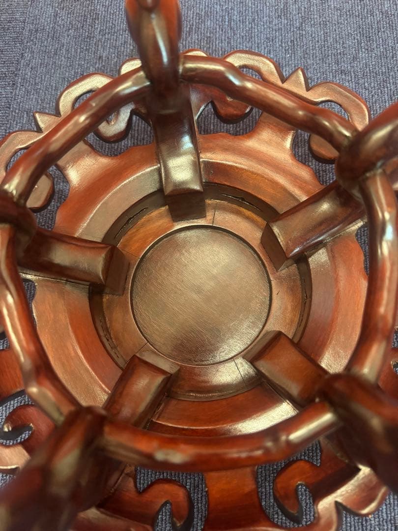 1610  唐木　花台　美品