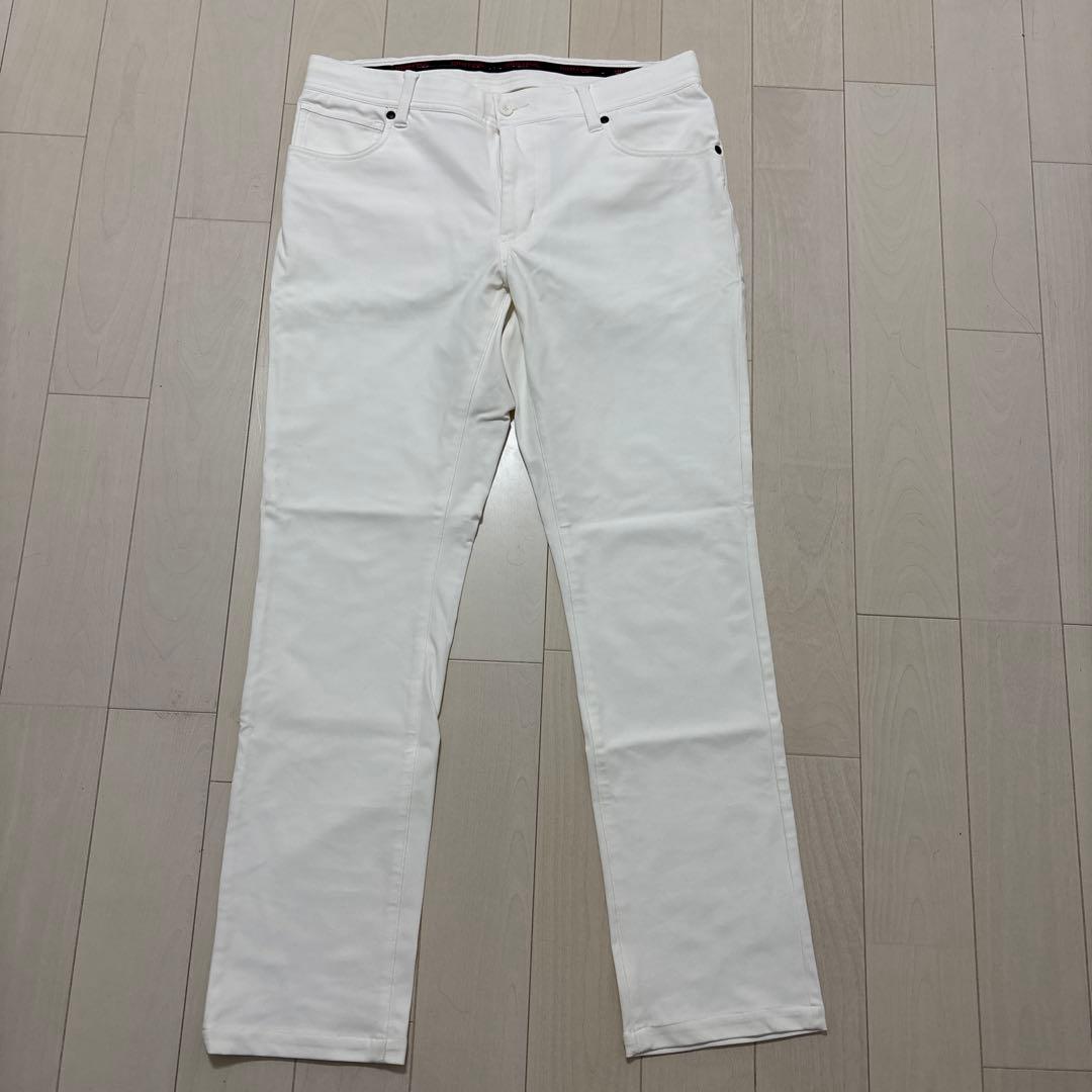 ブリーフィング ホワイト スリムフィット パンツ