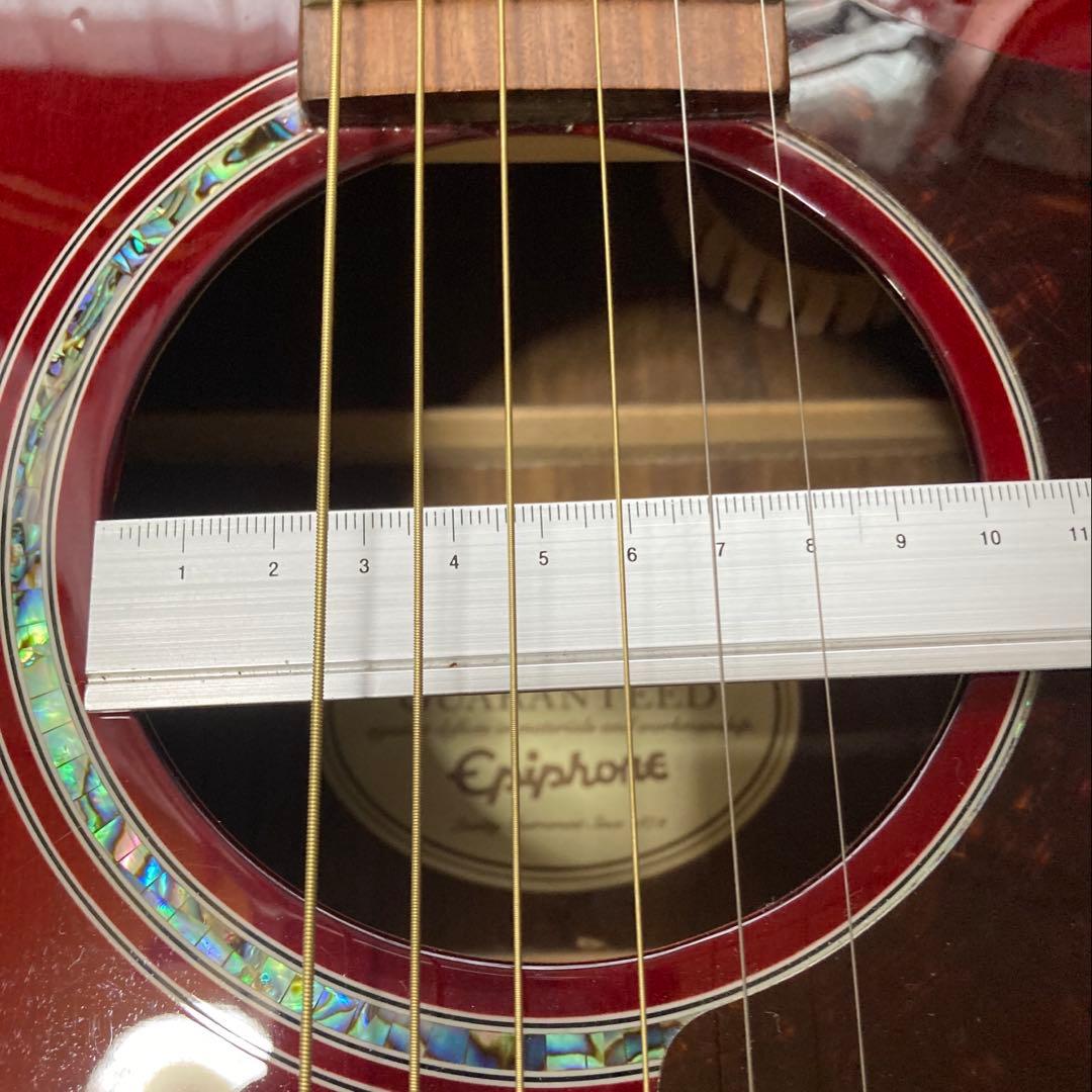 値下げ！EpiphoneエレアコEJ-200 Coupe WineRed