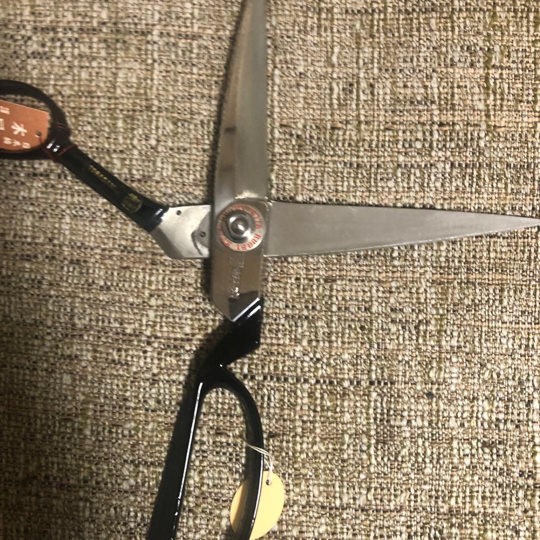 ラシャ鋏　東鋏　木屋　團十郎　24センチ　ヘインズステライト　洋裁鋏