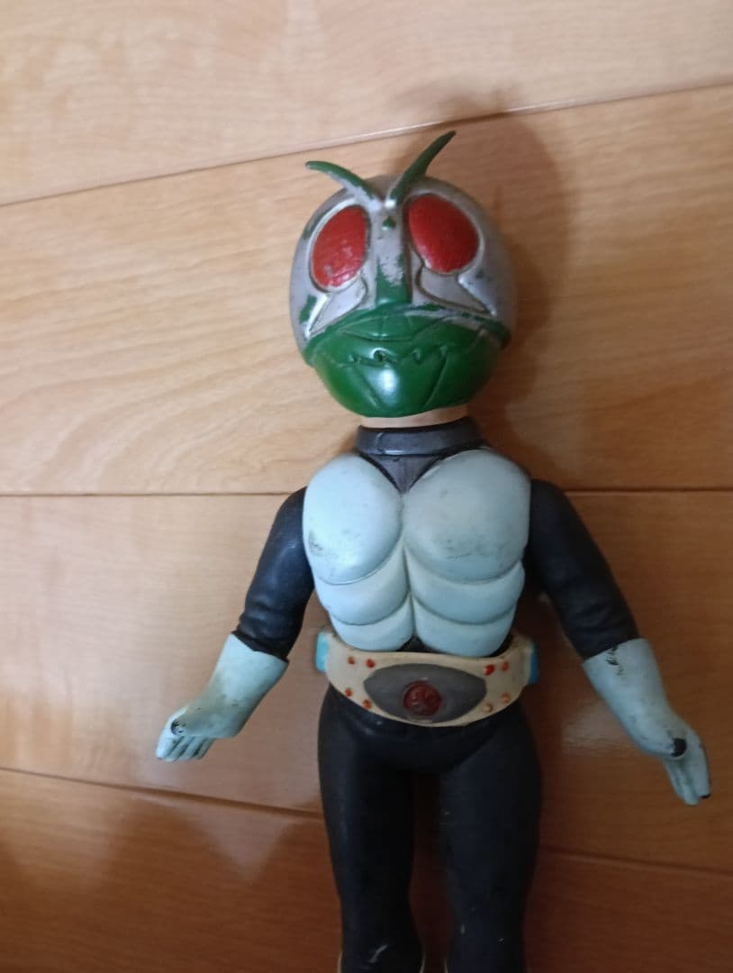 当時物初代仮面ライダー フィギュア ヘルメット付き