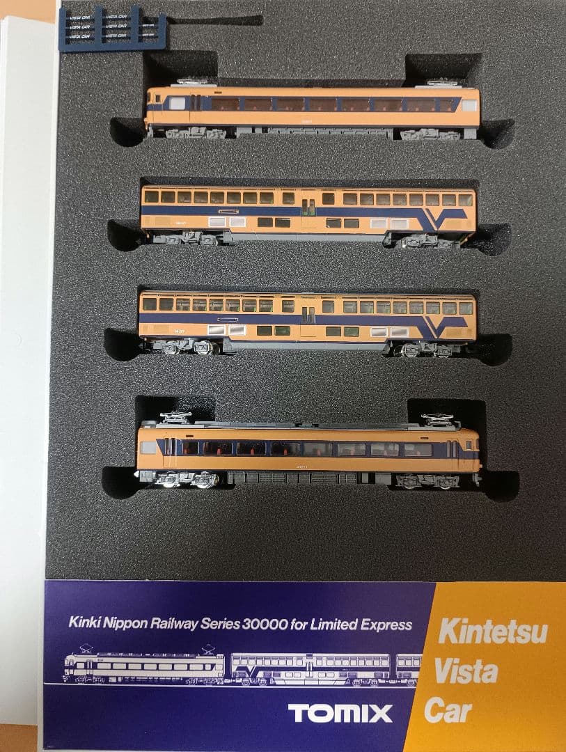【当時物】TOMIX 92049 近鉄 30000系 ビスタカー (4両セット)