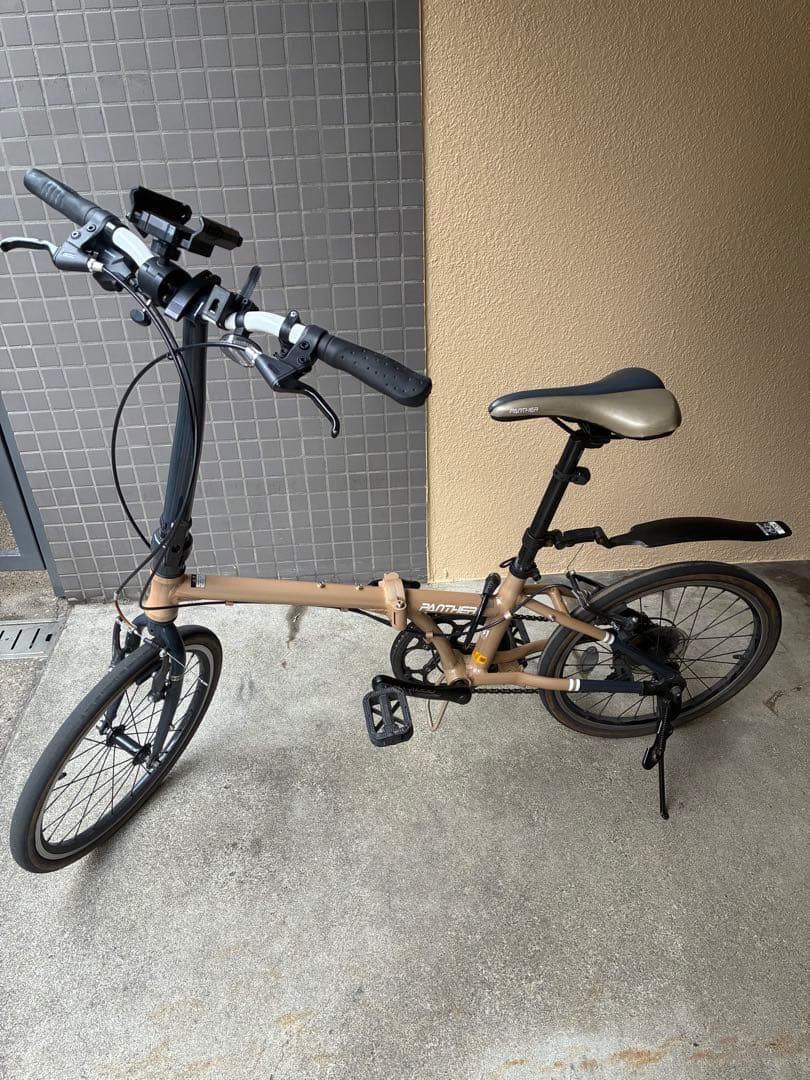 （直接引取り希望）PANTHER 折りたたみ式ミニベロ自転車 52T