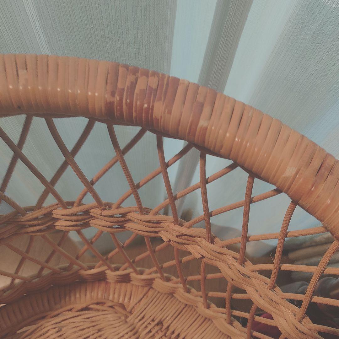 揺りかご　揺り籠　ラタン　籐　レトロ　クーハン　クーファン　バスケット　籠