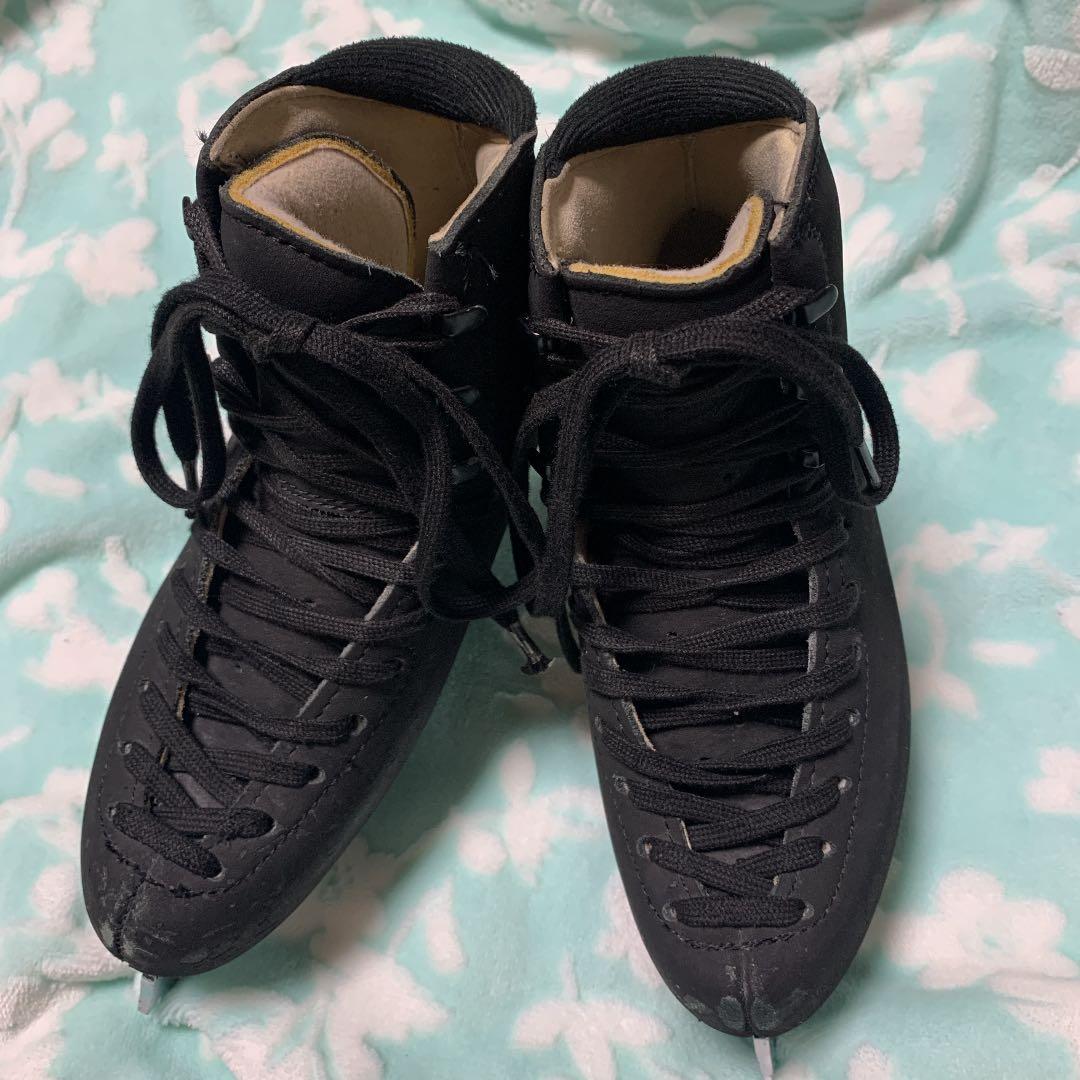 EDEA フィギュアスケート靴　黒　215