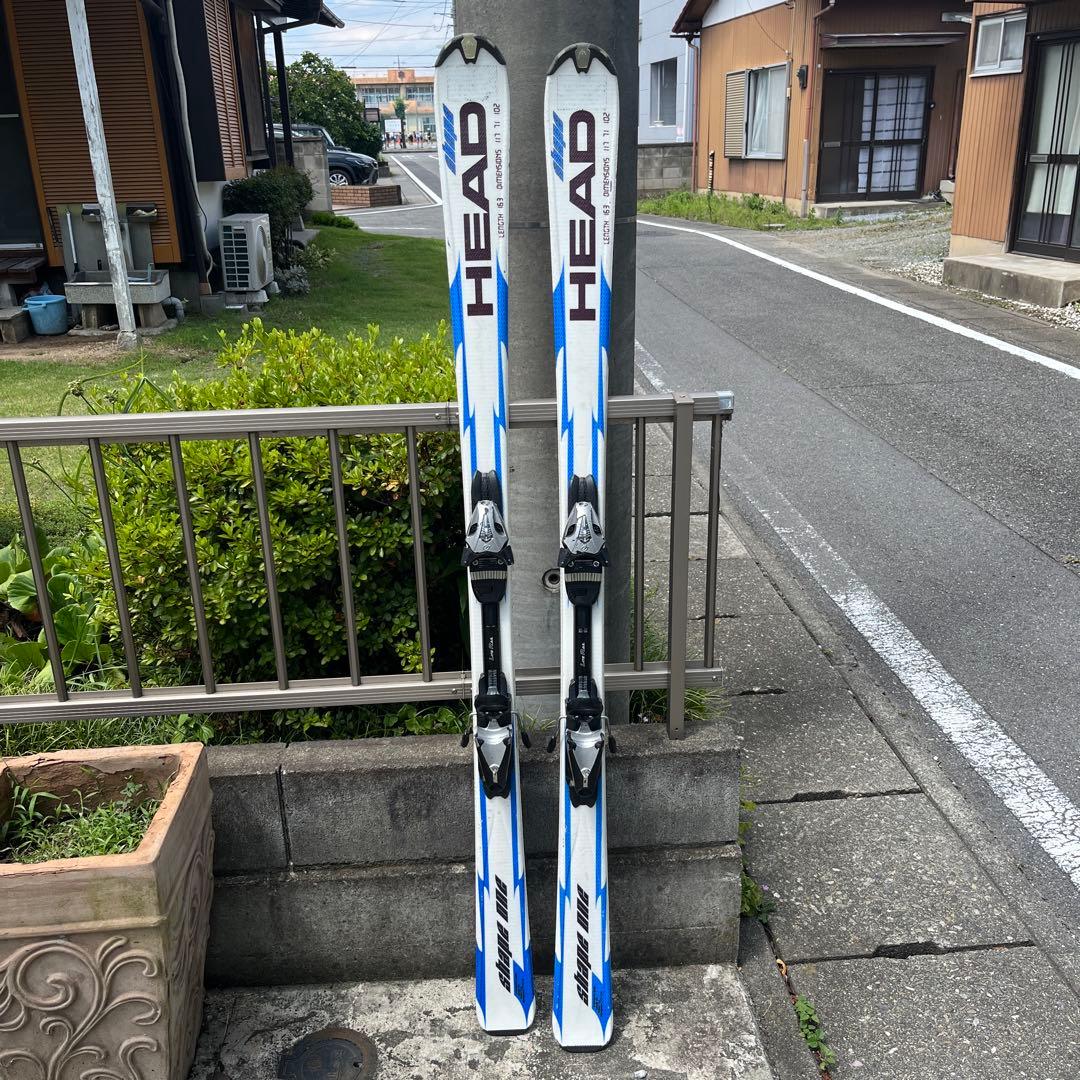 中古HEAD スキー 163cm ビンディング付き