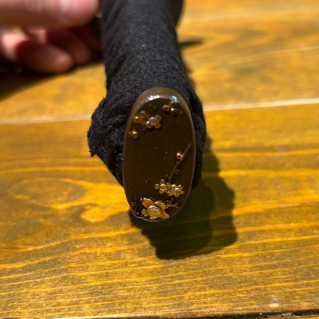 日本刀残欠クラフトナイフNo.72 備州長船住近景 拵 裏銘あり