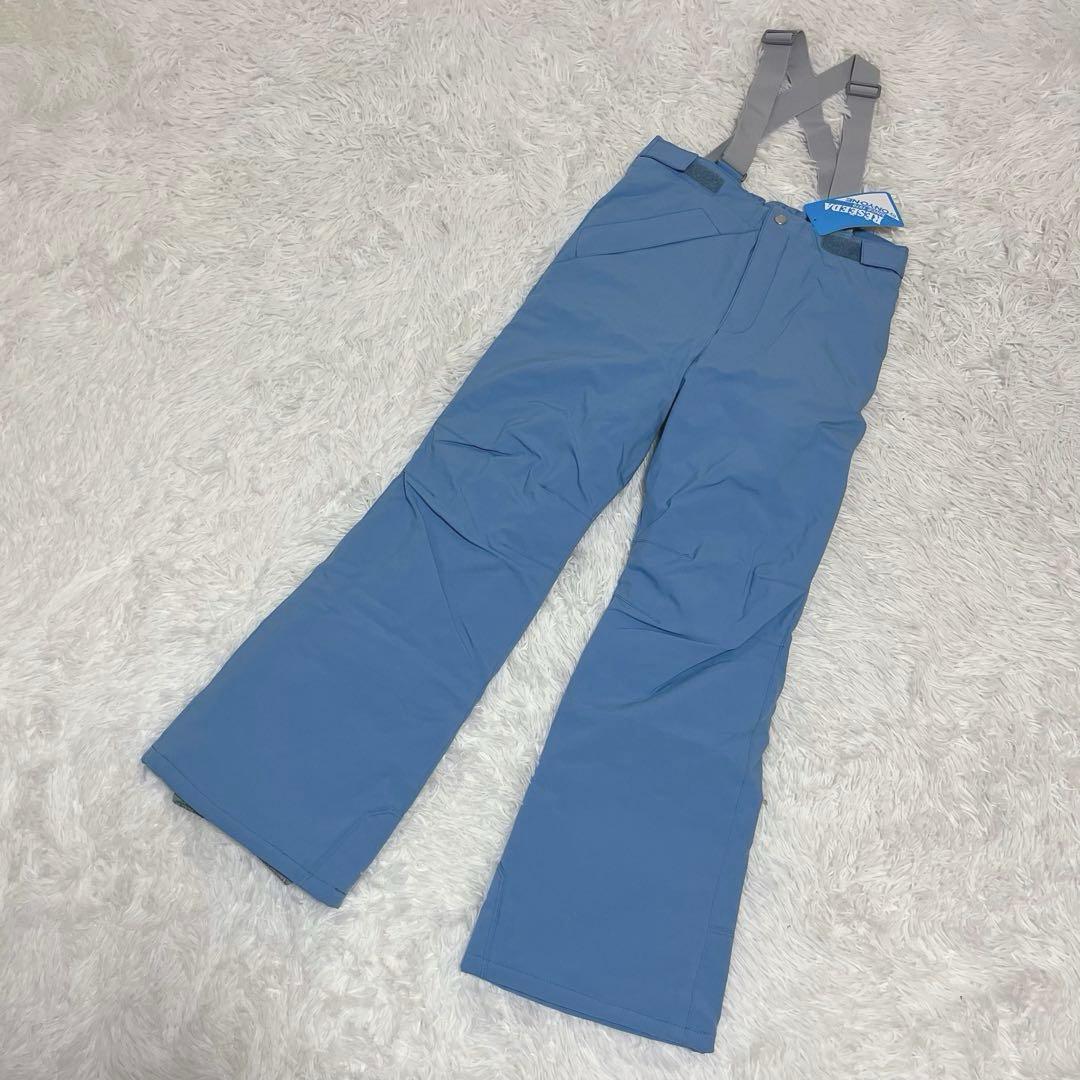 新品タグ付き ONYONE ジュニア スノーウェア上下 150 可愛い総柄と水色