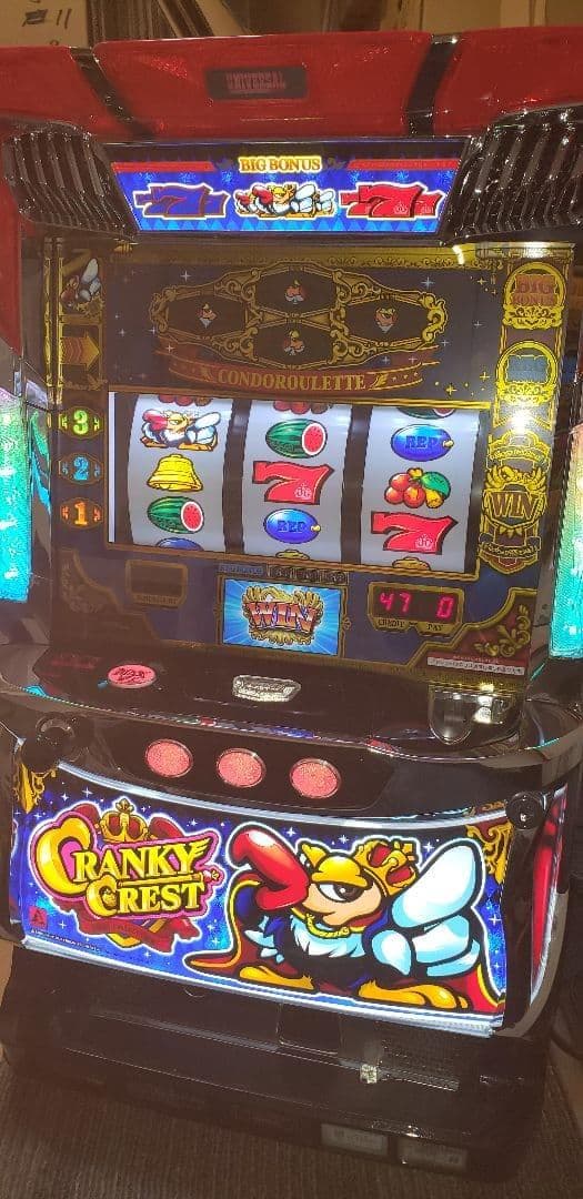 ♪パチスロ実機　ミズホ　クランキークレスト　不要機付き♪