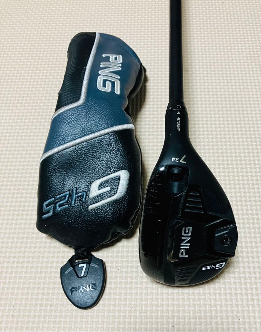 PING G425 ７番ドライバー 34度　ヘッドカバー付