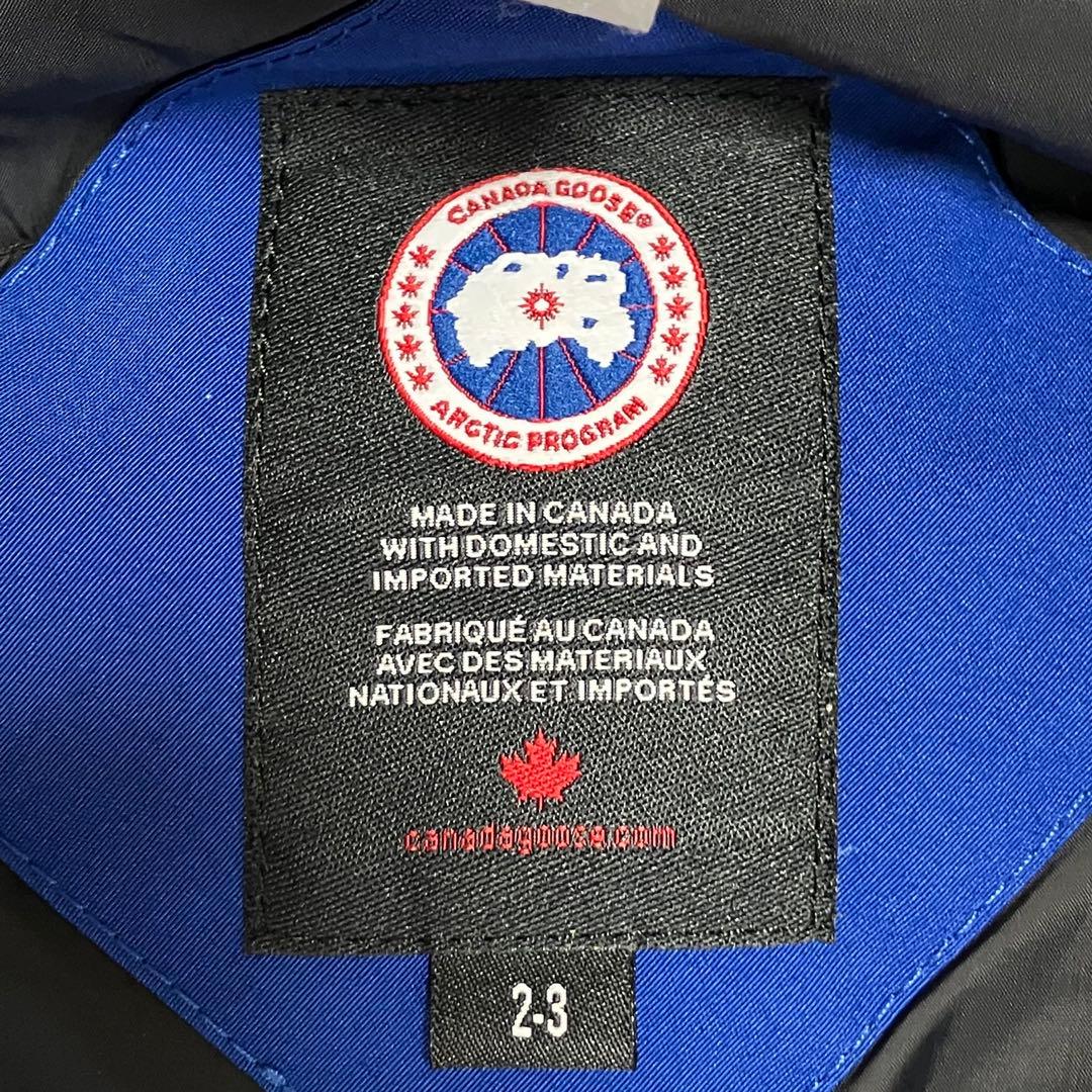   カナダグーススノースーツ キッズ　ブルー正規品