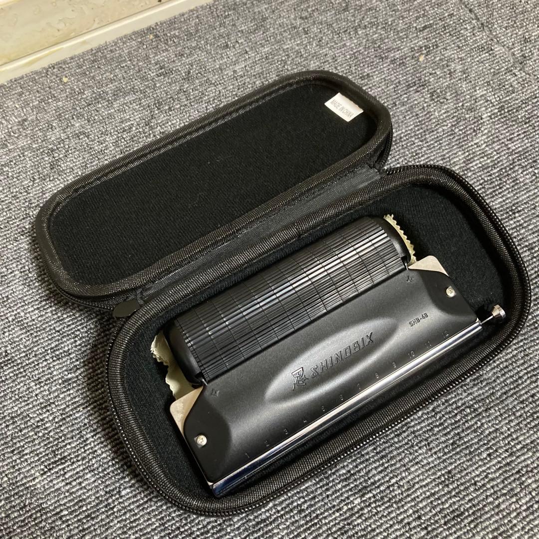 美品　SUZUKI ハーモニカ SHINOBIX SNB-48 フルセット