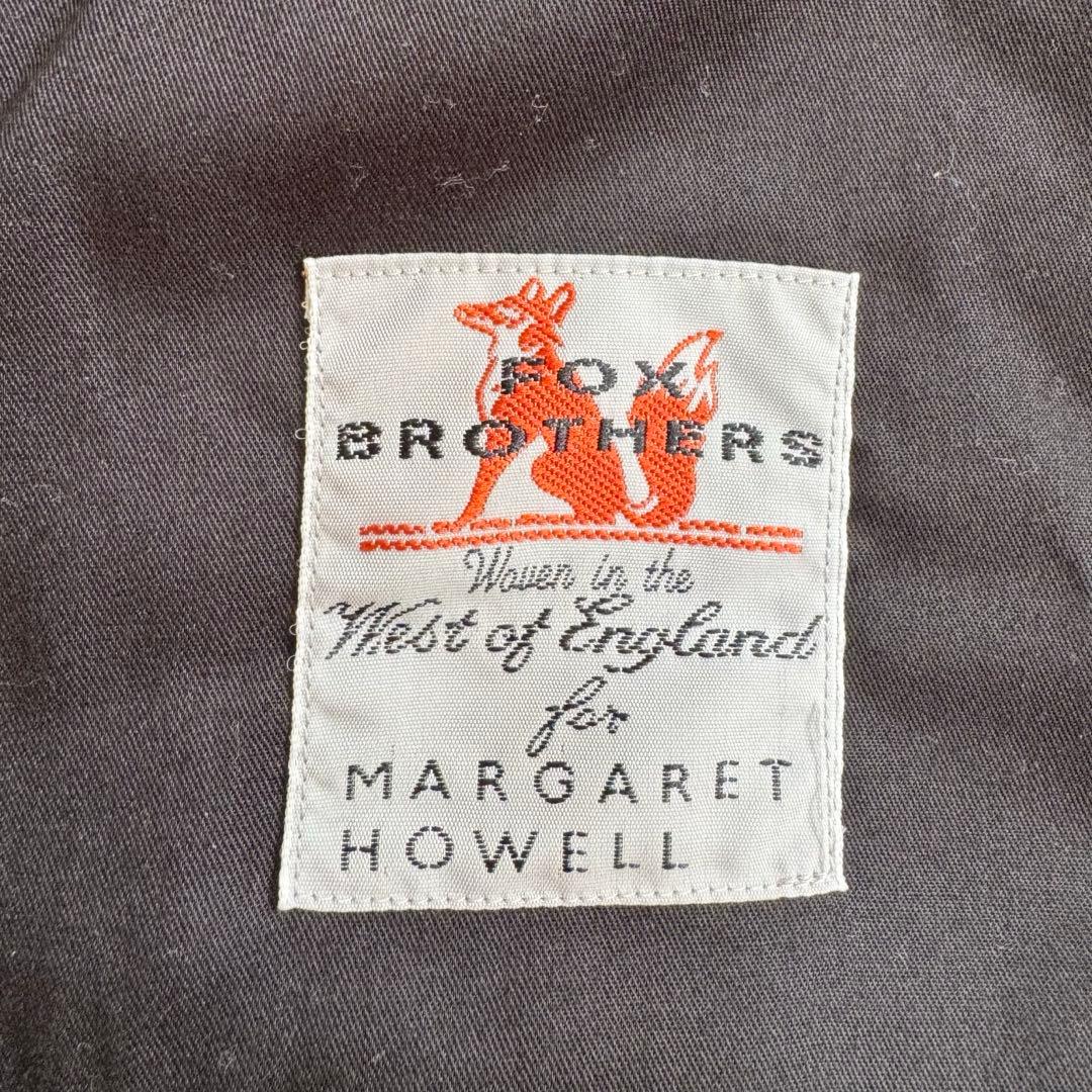 マーガレットハウエル フォックスブラザーズ ワイド ガウチョ パンツ ウール 1