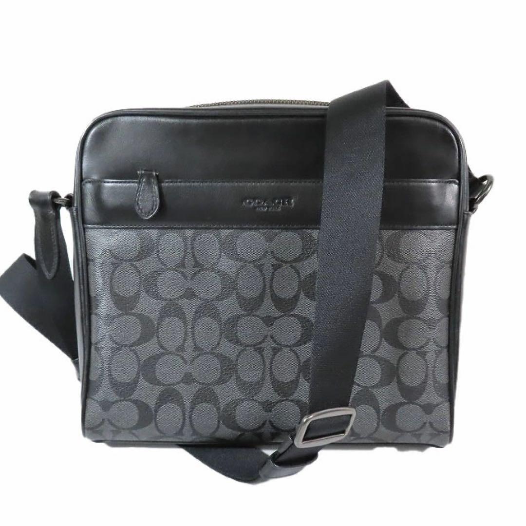コーチ ショルダーバッグ ブラック/グレー