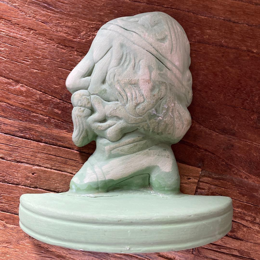 60s ヴィンテージ　ブックエンド　フロイト　ヌード　エロ　ヒッピー　セラミック