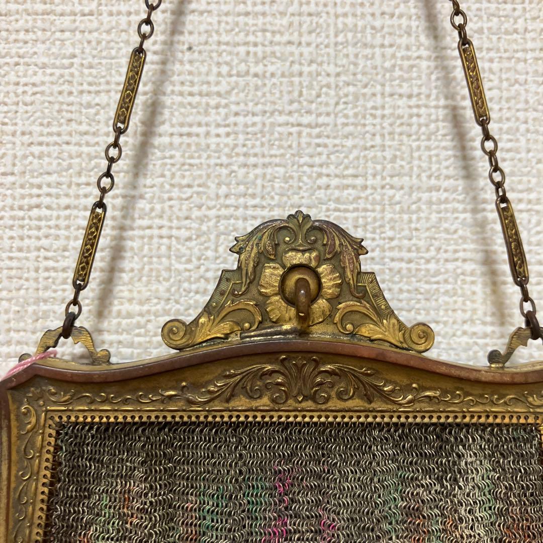 フランス　1920年　メタルバッグ